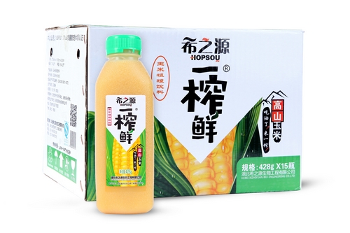 夏日炎炎， 一榨鲜玉米汁亮相冰柜